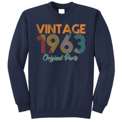 Vintage 1963 Original Parts 60th Birthday Sweatshirt