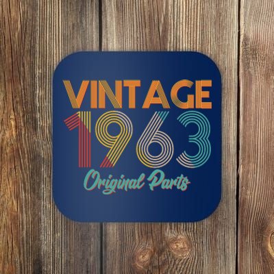 Vintage 1963 Original Parts 60th Birthday Coaster