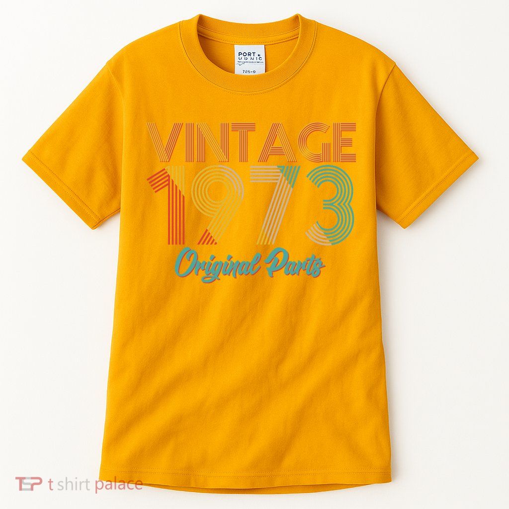 Vintage 1973 Original Parts 50th Birthday Tall T-Shirt