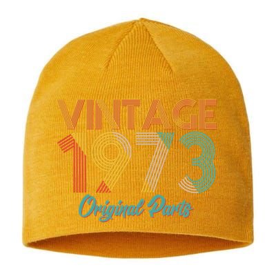 Vintage 1973 Original Parts 50th Birthday Sustainable Beanie