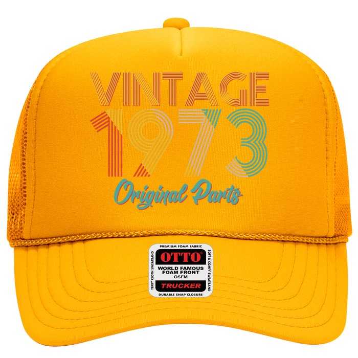 Vintage 1973 Original Parts 50th Birthday Trucker Hat