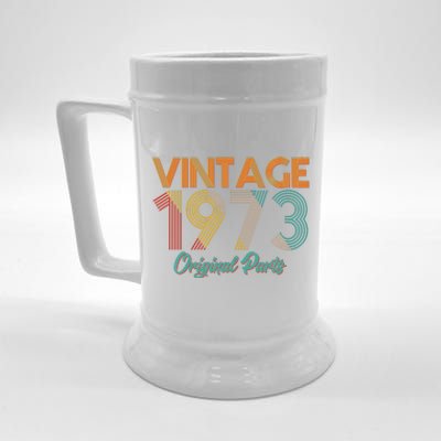 Vintage 1973 Original Parts 50th Birthday Beer Stein