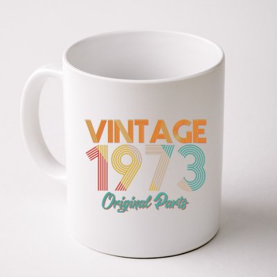 Vintage 1973 Original Parts 50th Birthday Coffee Mug