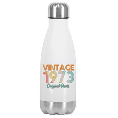 Vintage 1973 Original Parts 50th Birthday Stainless Steel Insulated Water Bottle