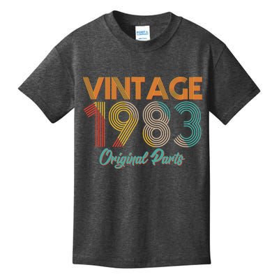 Vintage 1983 Original Parts 40th Birthday Kids T-Shirt