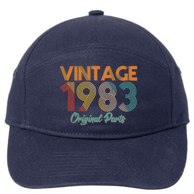 Vintage 1983 Original Parts 40th Birthday 7-Panel Snapback Hat