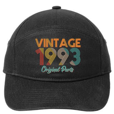 Vintage 1993 Original Parts 30th Birthday 7-Panel Snapback Hat