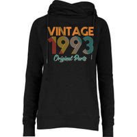 Vintage 1993 Original Parts 30th Birthday Womens Funnel Neck Pullover Hood