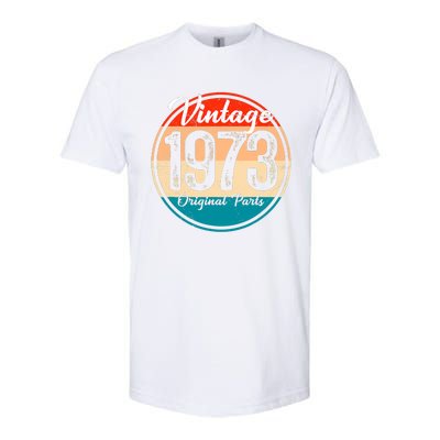 Vintage 1973 Original Parts Gift Idea Softstyle® CVC T-Shirt