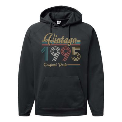 Vintage 1995 Original Part 29 Years Old Performance Fleece Hoodie