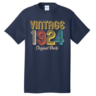 Vintage 1924 Original Parts 100th Birthday Tall T-Shirt