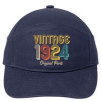 Vintage 1924 Original Parts 100th Birthday 7-Panel Snapback Hat