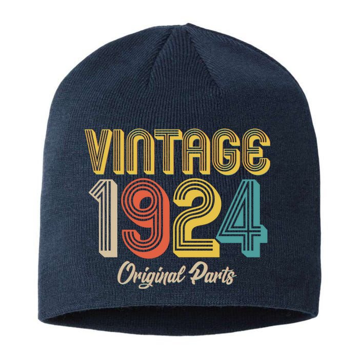 Vintage 1924 Original Parts 100th Birthday Sustainable Beanie