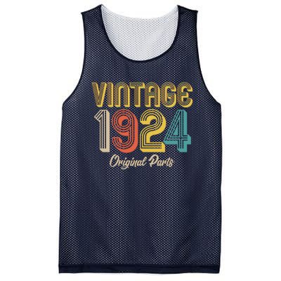 Vintage 1924 Original Parts 100th Birthday Mesh Reversible Basketball Jersey Tank