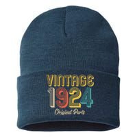 Vintage 1924 Original Parts 100th Birthday Sustainable Knit Beanie