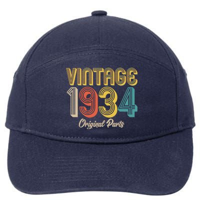 Vintage 1934 Original Parts 90th Birthday 7-Panel Snapback Hat