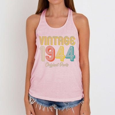 Vintage 1944 Original Parts 80th Birthday Women's Knotted Racerback Tank