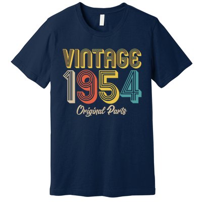 Vintage 1954 Original Parts 70th Birthday Premium T-Shirt