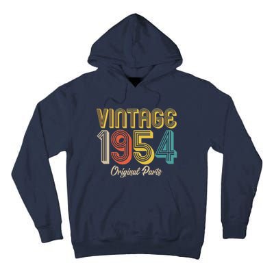 Vintage 1954 Original Parts 70th Birthday Tall Hoodie