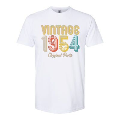 Vintage 1954 Original Parts 70th Birthday Softstyle® CVC T-Shirt