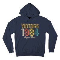 Vintage 1984 Original Parts 40th Birthday Hoodie