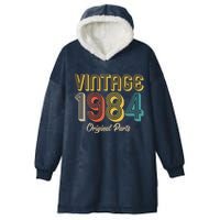 Vintage 1984 Original Parts 40th Birthday Hooded Wearable Blanket