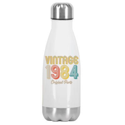 Vintage 1984 Original Parts 40th Birthday Stainless Steel Insulated Water Bottle