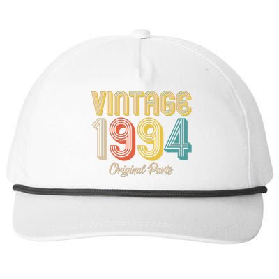 Vintage 1994 Original Parts 30th Birthday Snapback Five-Panel Rope Hat