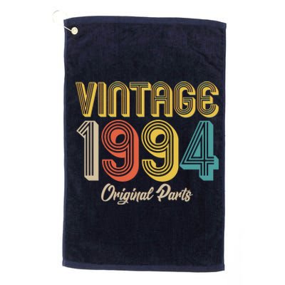 Vintage 1994 Original Parts 30th Birthday Platinum Collection Golf Towel