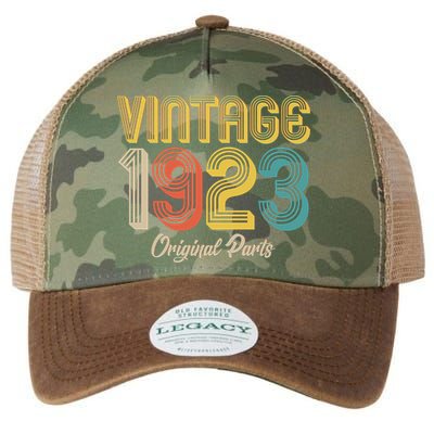 Vintage 1923 Original Parts 100th Birthday Legacy Tie Dye Trucker Hat