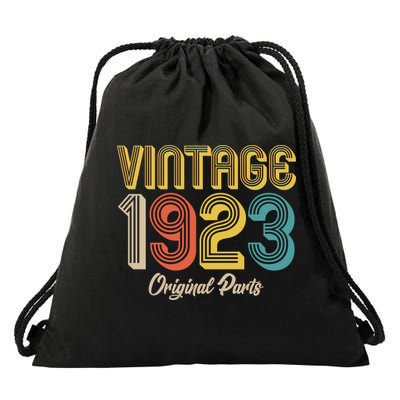 Vintage 1923 Original Parts 100th Birthday Drawstring Bag