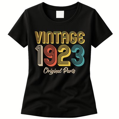 Vintage 1923 Original Parts 100th Birthday Womens T-Shirt