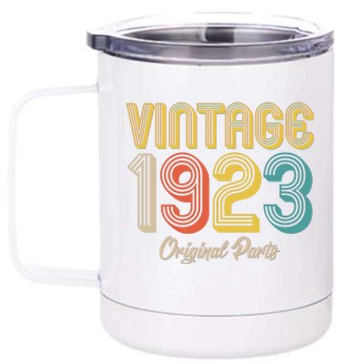 Vintage 1923 Original Parts 100th Birthday 12 oz Stainless Steel Tumbler Cup