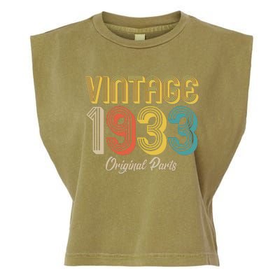 Vintage 1933 Original Parts 90th Birthday Garment-Dyed Women's Muscle Tee