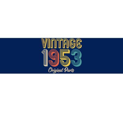 Vintage 1953 Original Parts 70th Birthday Bumper Sticker