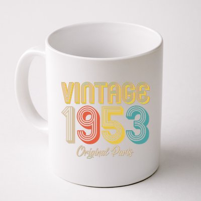 Vintage 1953 Original Parts 70th Birthday Mug