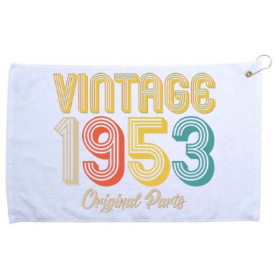 Vintage 1953 Original Parts 70th Birthday Grommeted Golf Towel