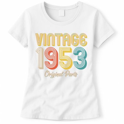 Vintage 1953 Original Parts 70th Birthday Womens T-Shirt