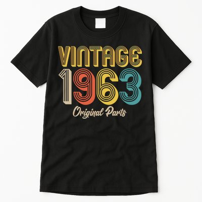 Vintage 1963 Original Parts 60th Birthday Tall T-Shirt