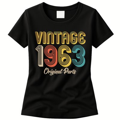 Vintage 1963 Original Parts 60th Birthday Womens T-Shirt
