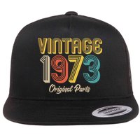 Vintage 1973 Original Parts 50th Birthday Flatbill Hat