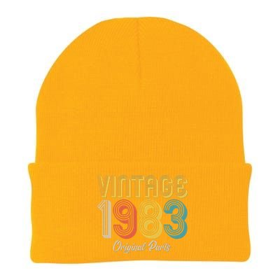 Vintage 1983 Original Parts 40th Birthday Knit Cap Winter Beanie