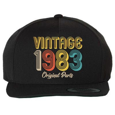 Vintage 1983 Original Parts 40th Birthday Wool Snapback Cap