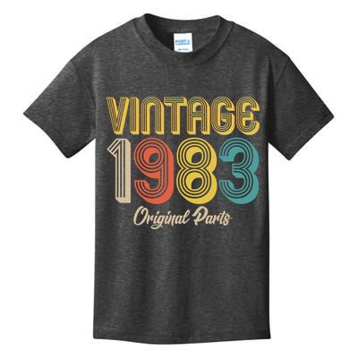 Vintage 1983 Original Parts 40th Birthday Kids T-Shirt