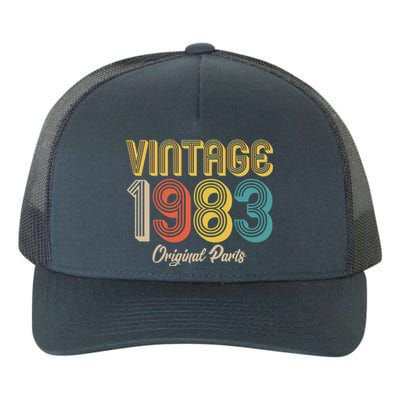 Vintage 1983 Original Parts 40th Birthday Yupoong Adult 5-Panel Trucker Hat