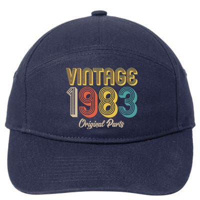 Vintage 1983 Original Parts 40th Birthday 7-Panel Snapback Hat