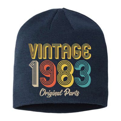 Vintage 1983 Original Parts 40th Birthday Sustainable Beanie