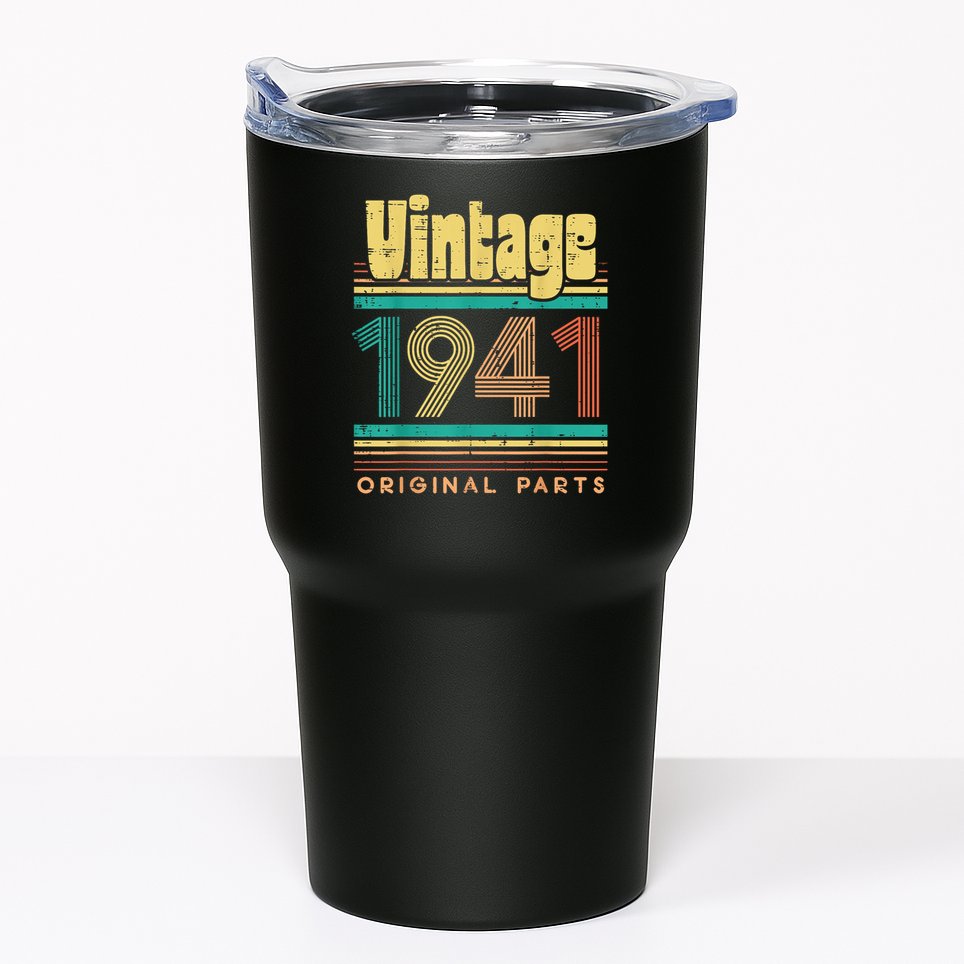Vintage 1941 Original Parts 80 Years Old 80th Birthday Tumbler