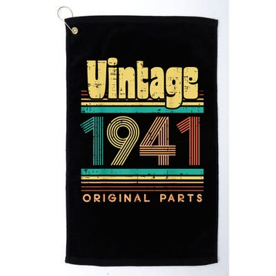 Vintage 1941 Original Parts 80 Years Old 80th Birthday Golf Towel