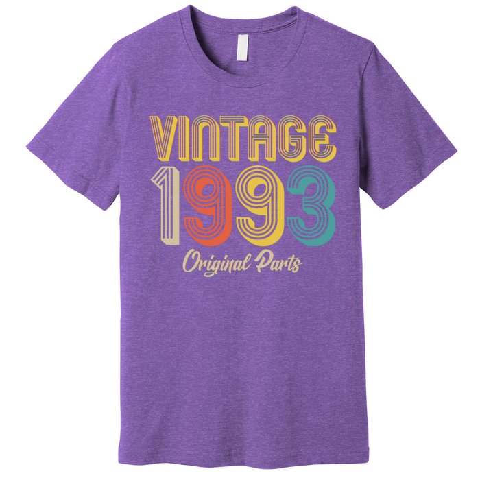 Vintage 1993 Original Parts 30th Birthday Premium T-Shirt